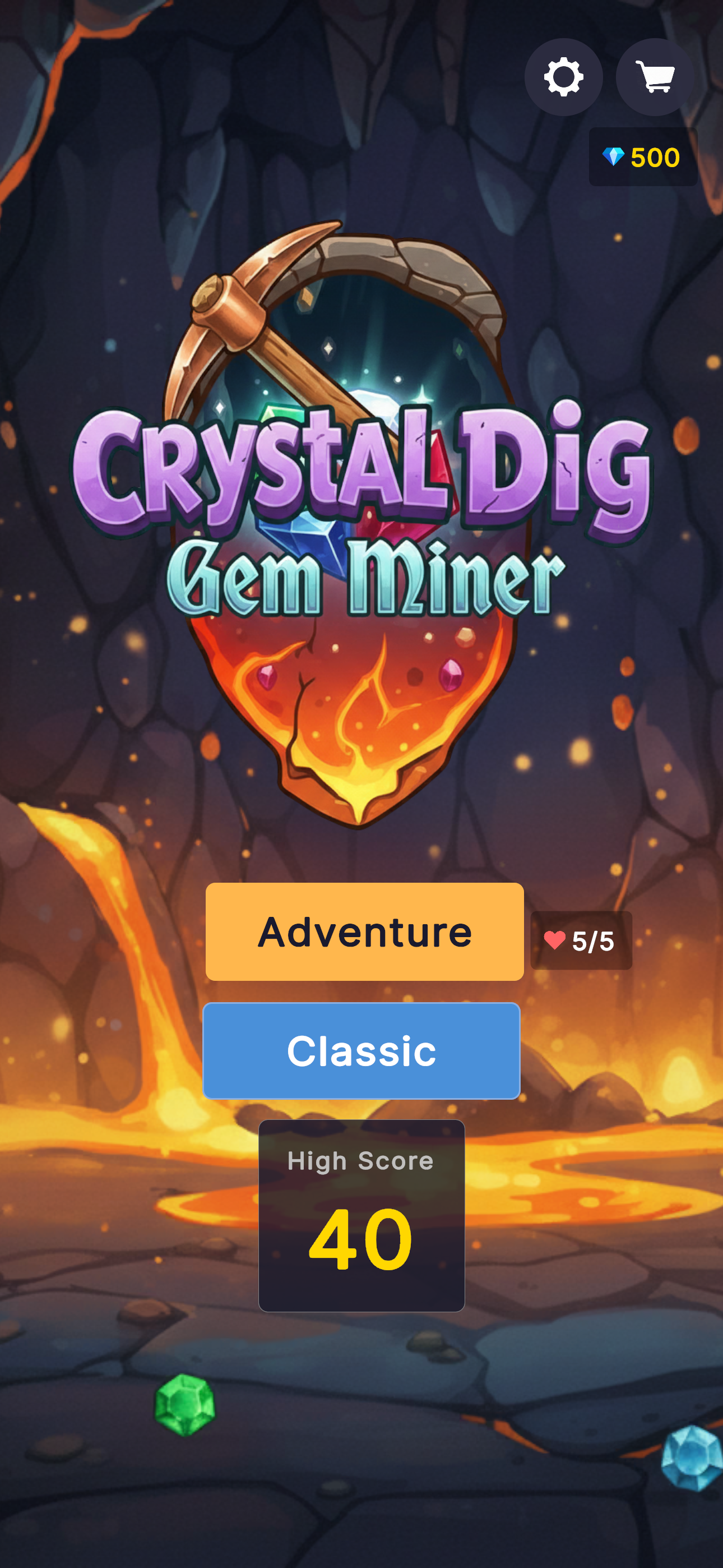 Crystal Dig: Gem Miner